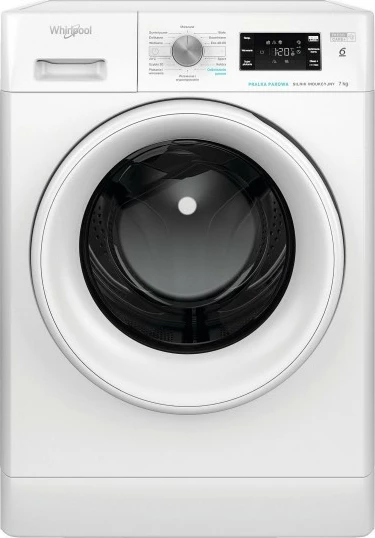 Spredaj nalagovalna pralni stroj, Whirlpool FFB7269WVPL, 7 kg, bel