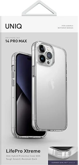 Prozoren ovitek UNIQ LifePro Xtreme za iPhone 14 Pro Max