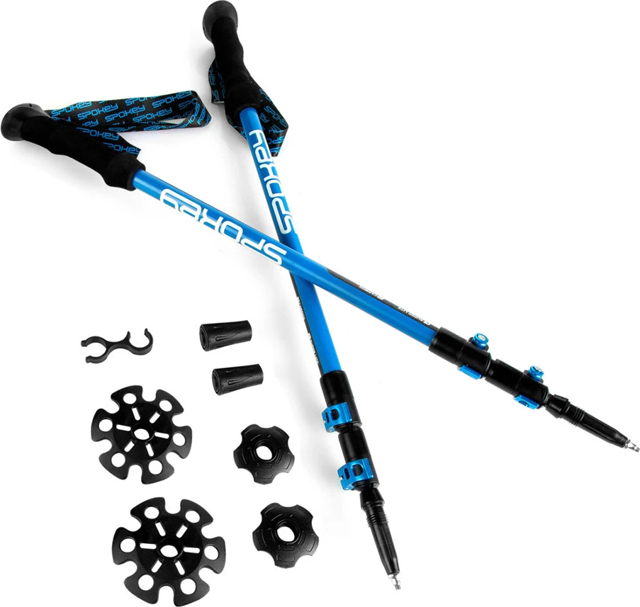 Palice za treking, Spokey, unisex, modro-črne