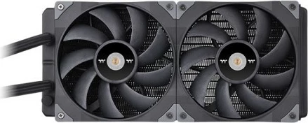 Vodeno hlajenje za CPU Thermaltake Toughliquid Ultra 280, 2,1" LCD, 2x140 mm, črno