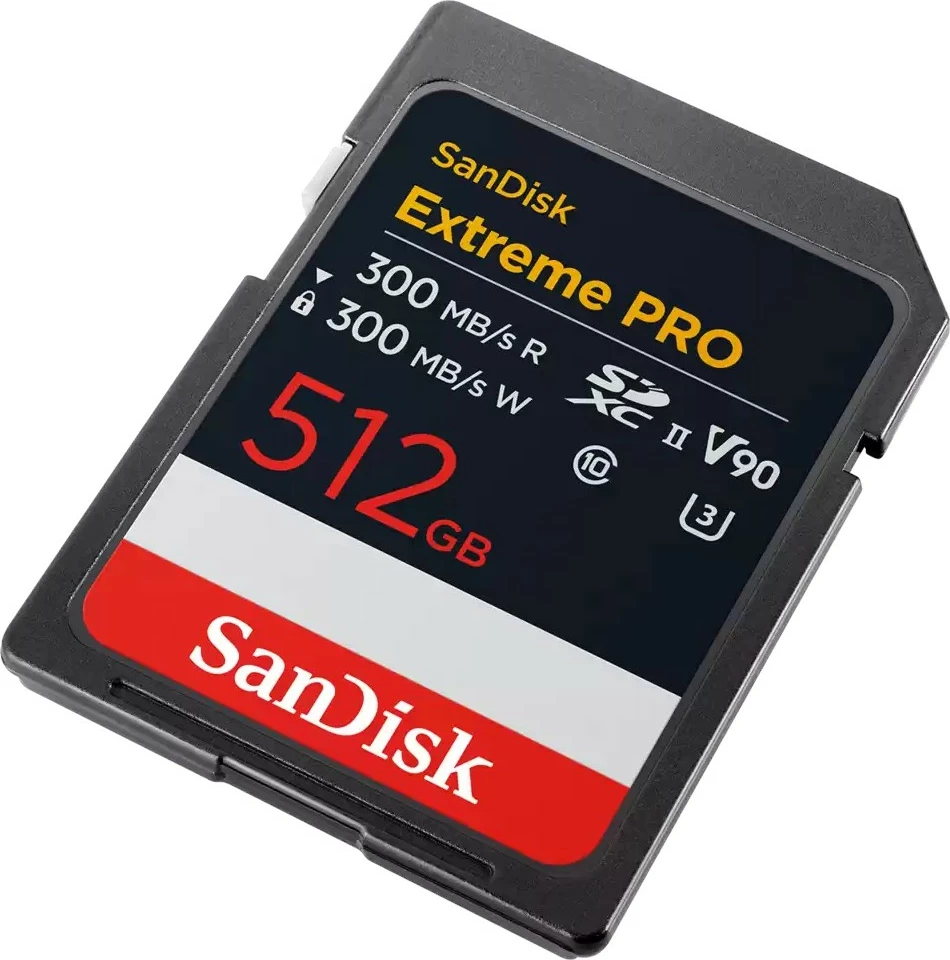 SD kartica Sandisk Extreme PRO 512GB, Class 10, UHS-II, V90, črna SD kartica Sandisk Extreme PRO 512GB, Class 10, UHS-II, V90, črna