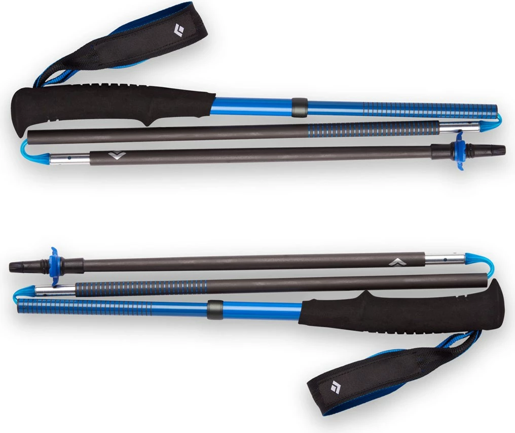 Palica za treking Distance Carbon Z-Pole Black Diamond, zložljiva, unisex, črna