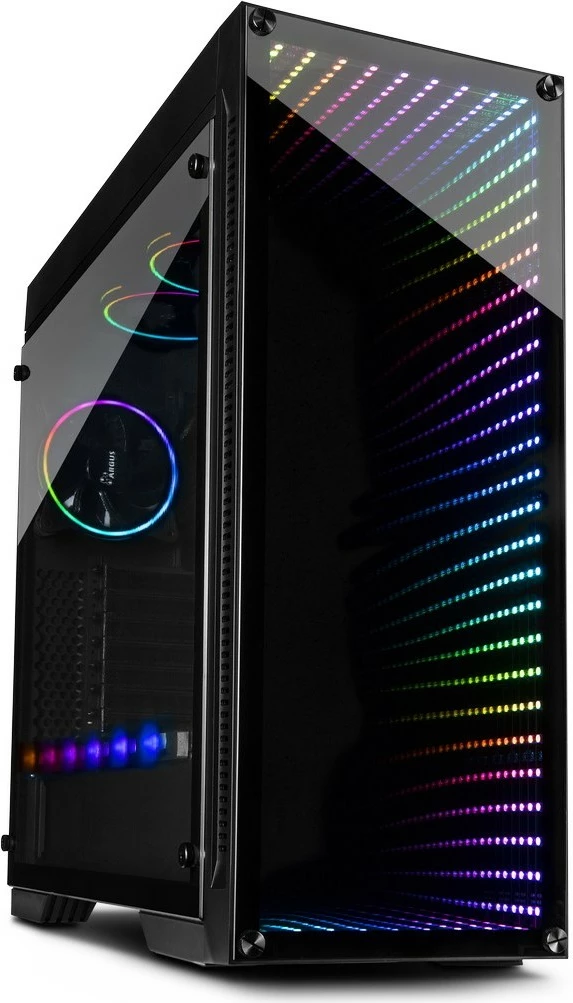 Ohišje Inter-Tech X-908 Infini2, Tower, PC, ATX, ITX, micro ATX, Mini-ITX, črno