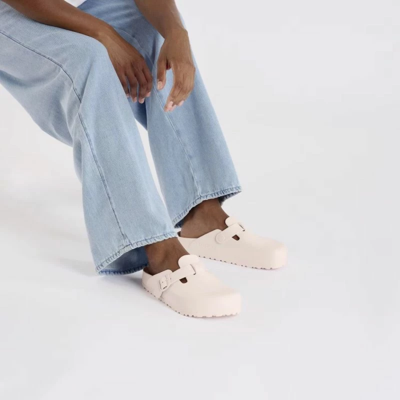 Natikači Birkenstock Boston, rožnati