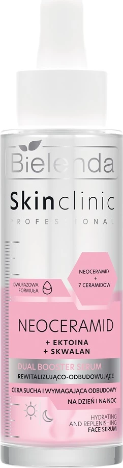 Hidratacijski in regenerativni serum za obraz Bielenda Skin Clinic Professional Neoceramid Dual Booster, 45 ml
