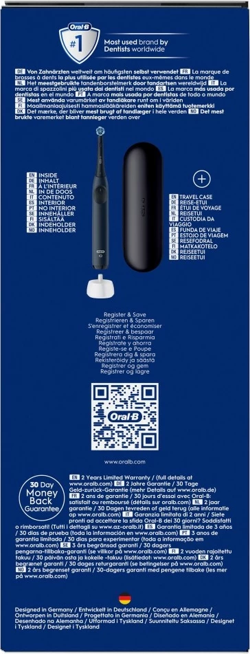 Električna zobna ščetka iO Series 2 Ocean Blue, Oral‑B, omejena izdaja