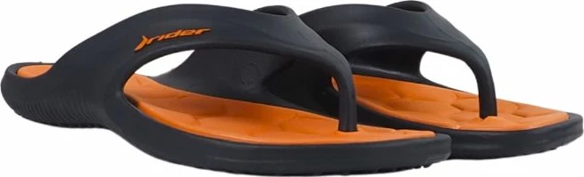 Flip-flop za moške, črno-oranžen Rider Cape XVIII AD