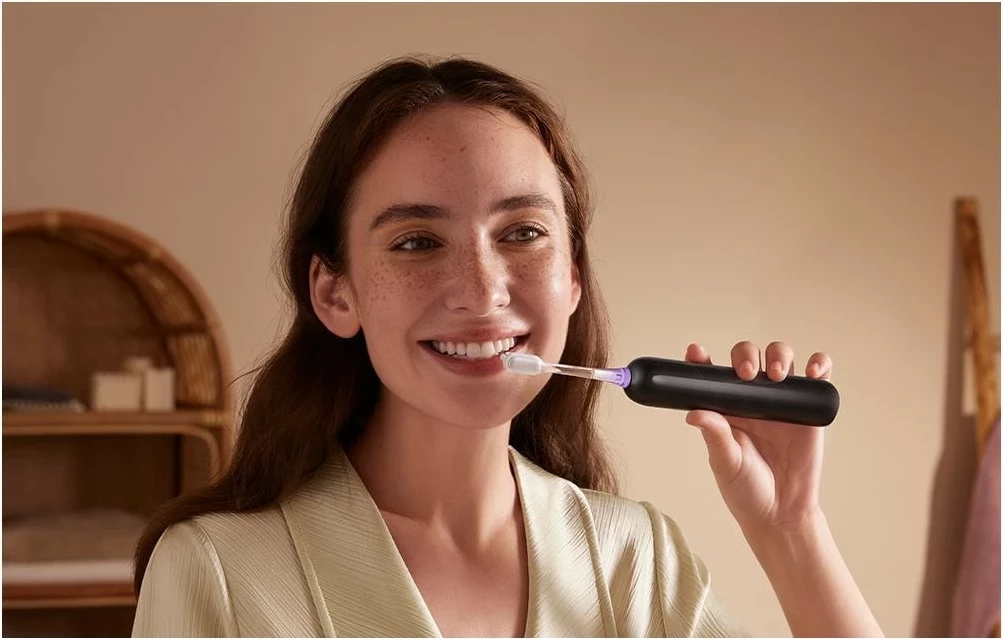 Sonična zobna ščetka Mova MovaFresh, 3 načini čiščenja, črna