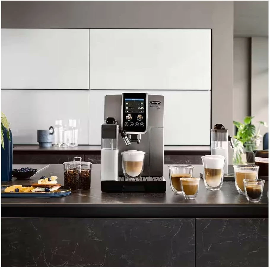 Aparat za kavo De'Longhi Dinamica Plus ECAM 380.95.TB, titan