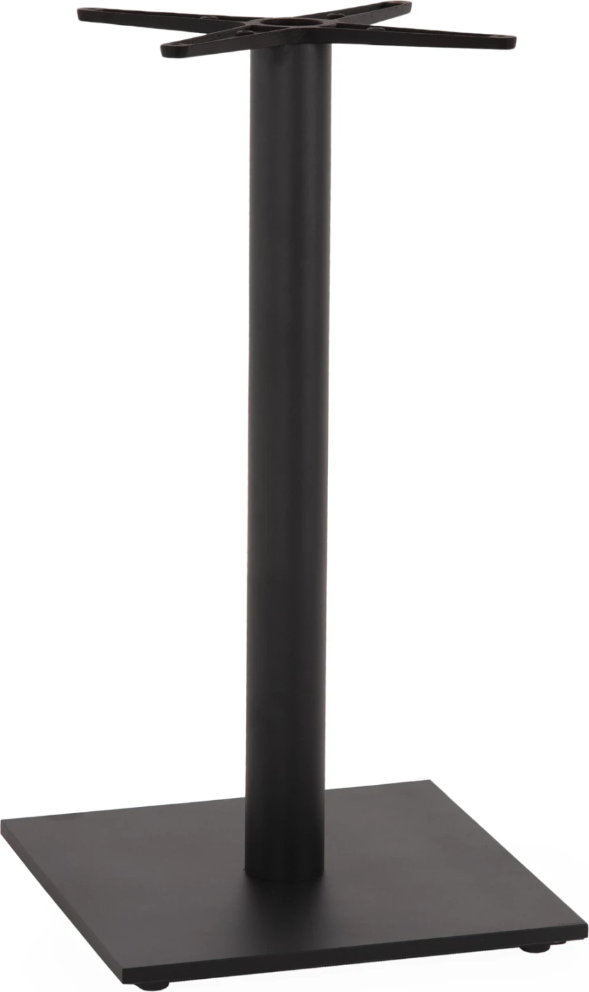 Osnova za barsko mizo FH474.20 srednje višine-mat siva kovina-nastavljivost višine-križ 46Χ46cm 45Χ45Χ94Hcm