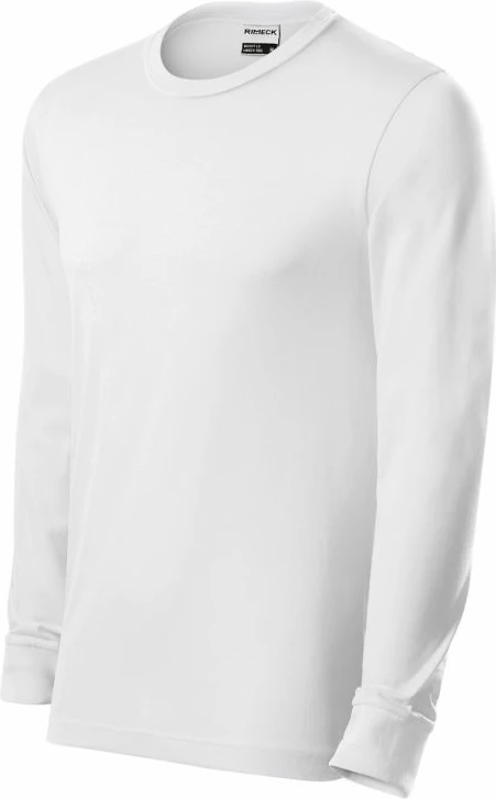 Majica unisex z dolgimi rokavi, Rimeck, bela