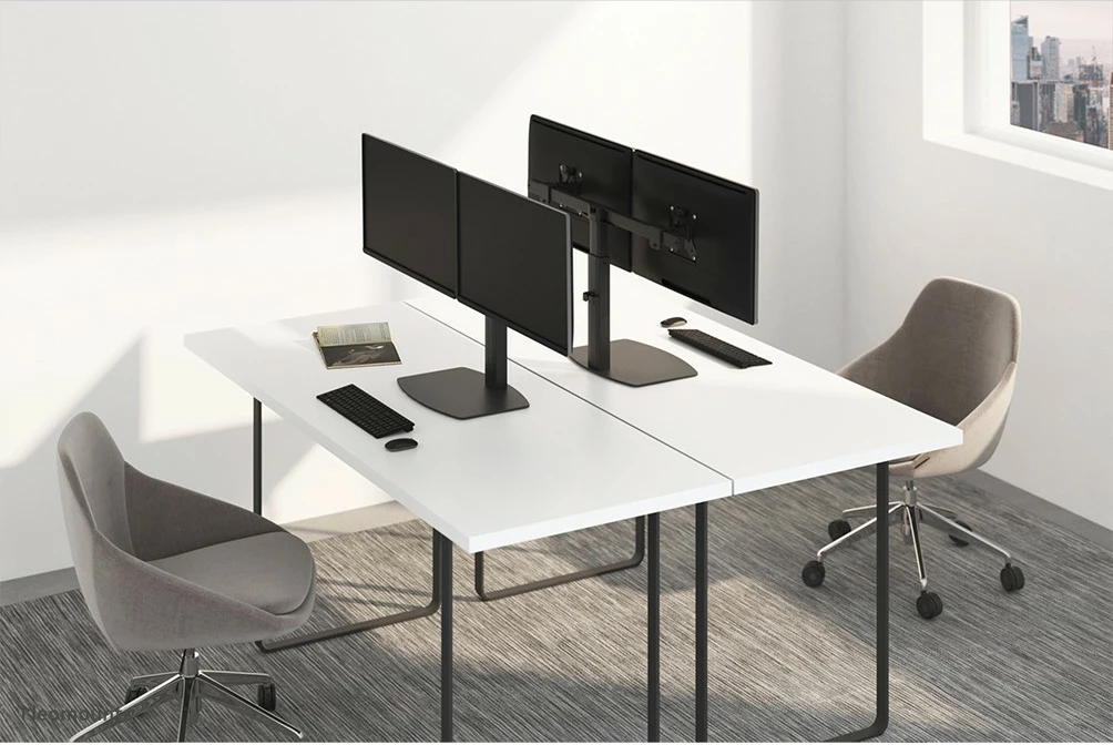 Nosilec za monitor za dva zaslona 27", Neomounts FPMA-D865DBLACK, črn Nosilec za monitor za dva zaslona 27", Neomounts FPMA-D865DBLACK, črn