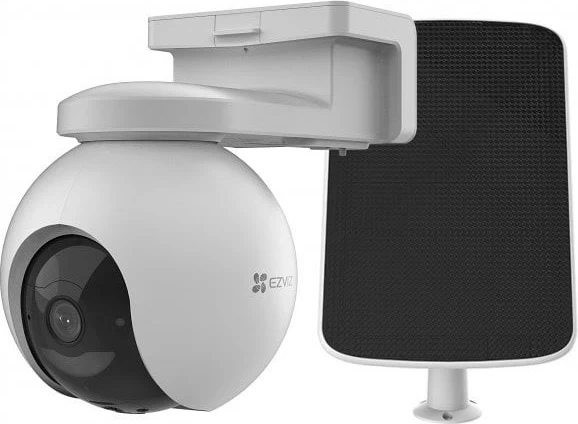 Sferična zunanja varnostna kamera EZVIZ EB8 4G z sončno ploščo