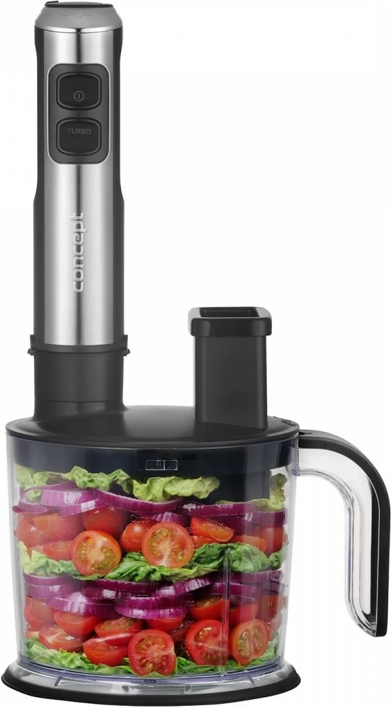 Roko mešalnik Concept TM5500, 1500 W, komplet dodatkov, inox/črn Roko mešalnik Concept TM5500, 1500 W, komplet dodatkov, inox/črn