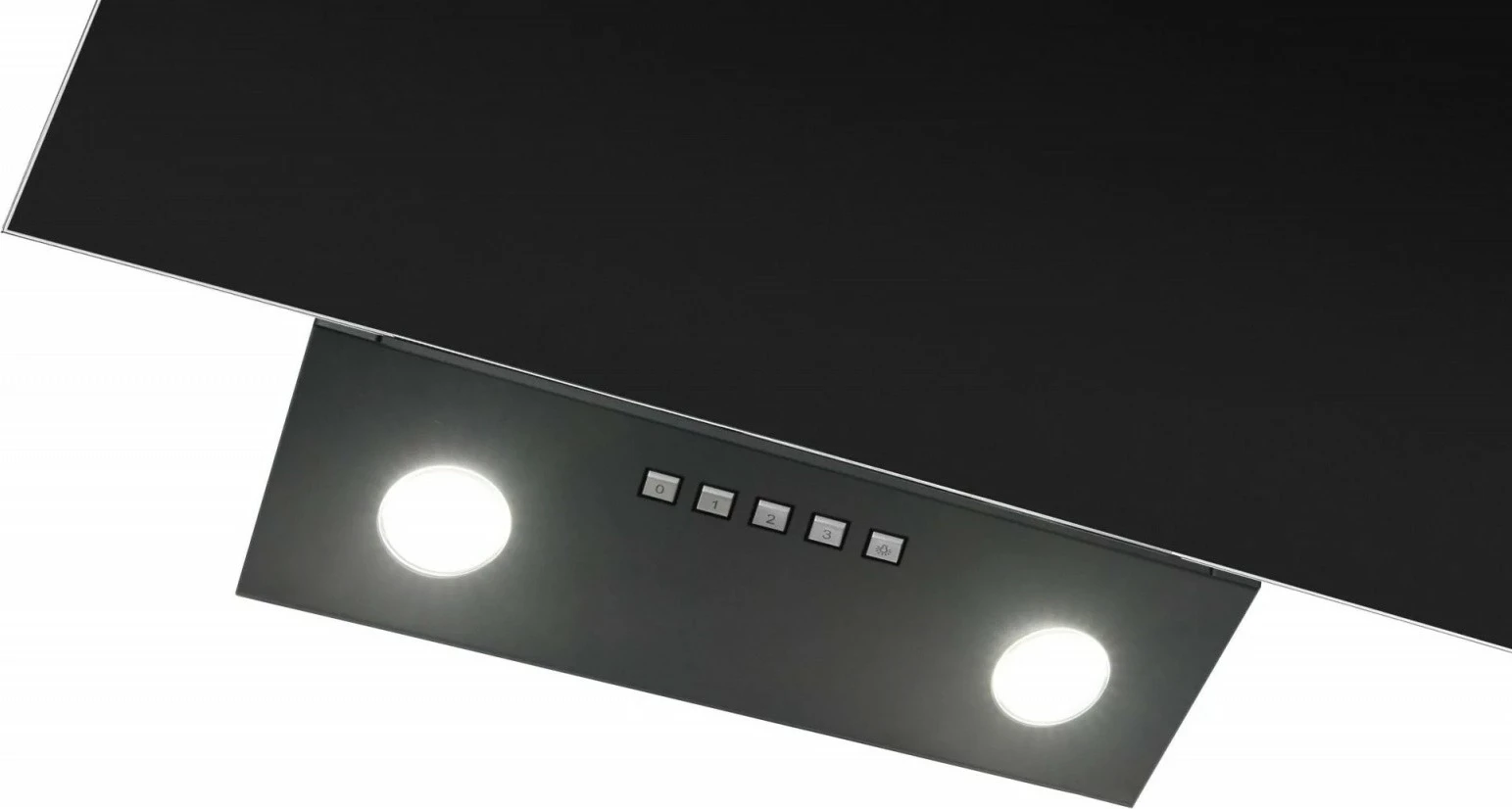 Kuhinjska napa, dimniška izvedba, 60 cm, črna Amica OKC6227B