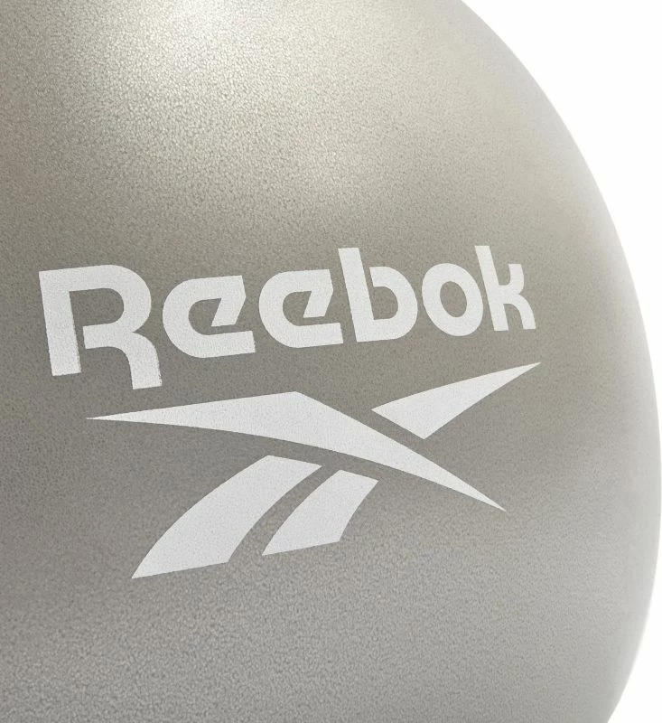 Gimnastična žoga 55 cm, Reebok, siva/srebrna