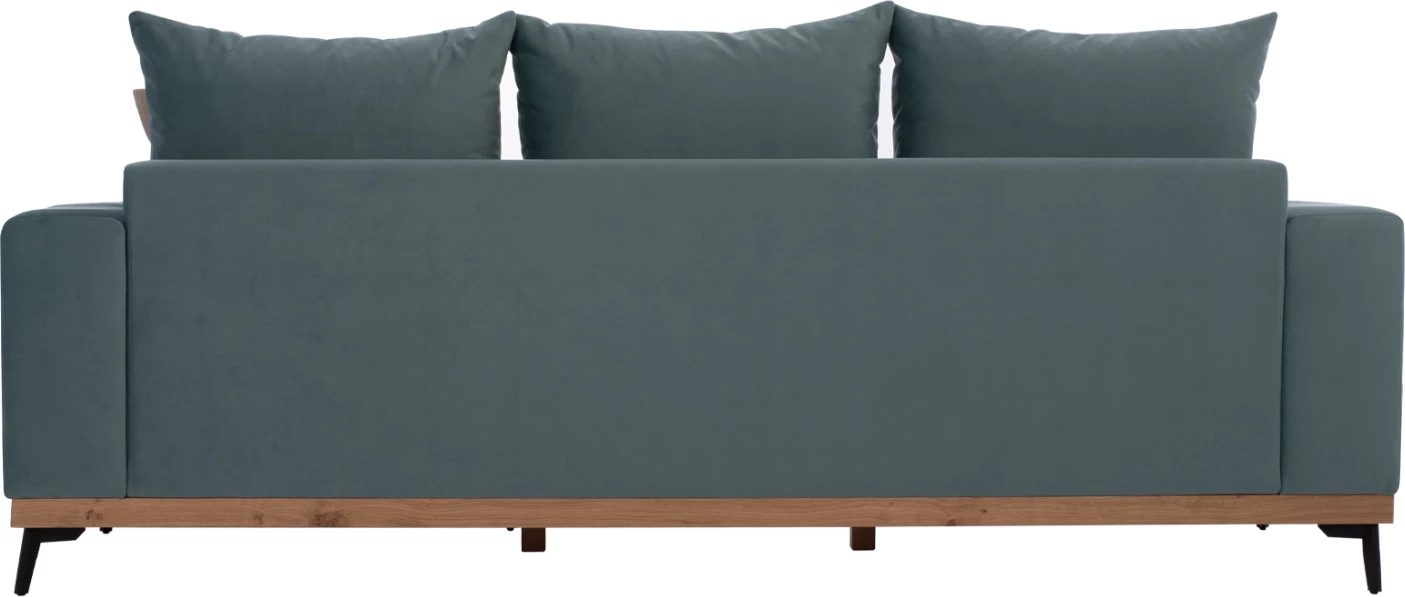 Kotna sedežna garnitura PORTOFINO, barva mete, visoke noge, 2 kosa, zamenljiva, odporna na madeže in vodo