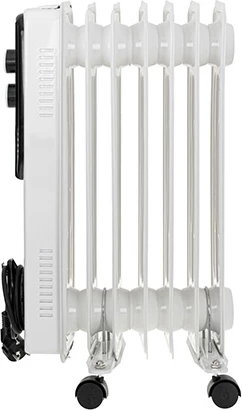 Oljni radiator 7 reber, 1500 W, 3 stopnje ogrevanja, Adler 7815, bel