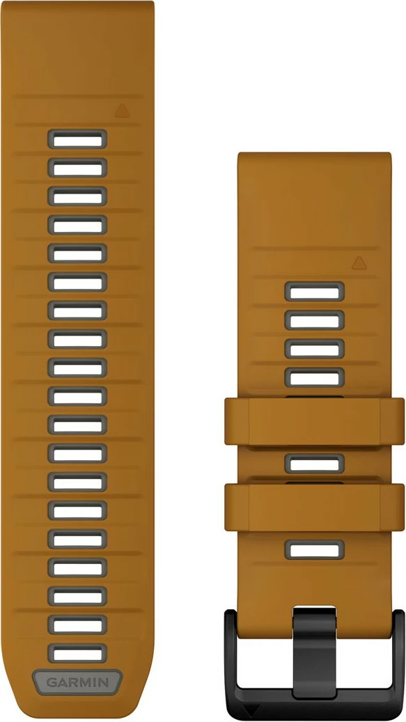 Silikonski pašček za Garmin QuickFit 26 mm, rjav/siv