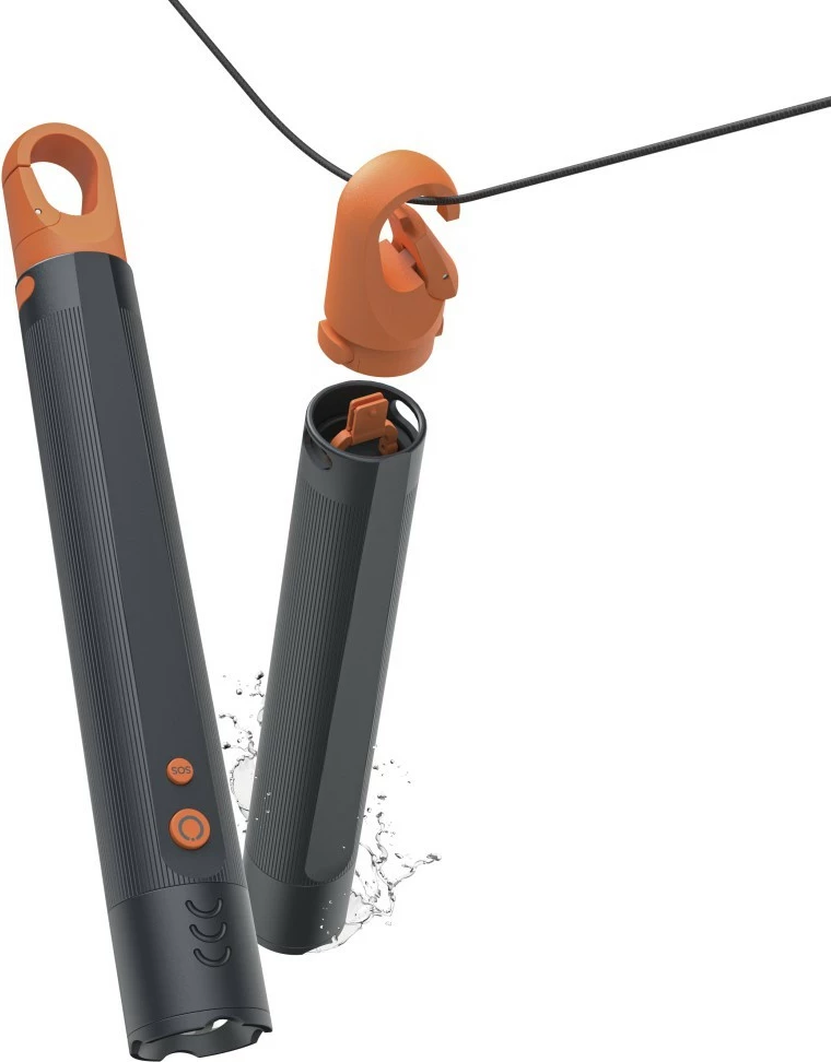 Ročna svetilka Hama FLX1000 (228606), 1000 lm, do 270 m, IP44, z polnilnimi AAA, črna