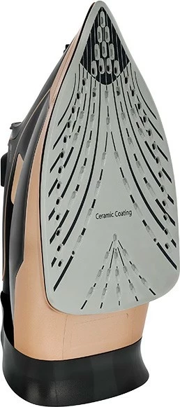 Parni likalnik 3000 W s keramično ploščo, črno-zlato Lafe VaporMax