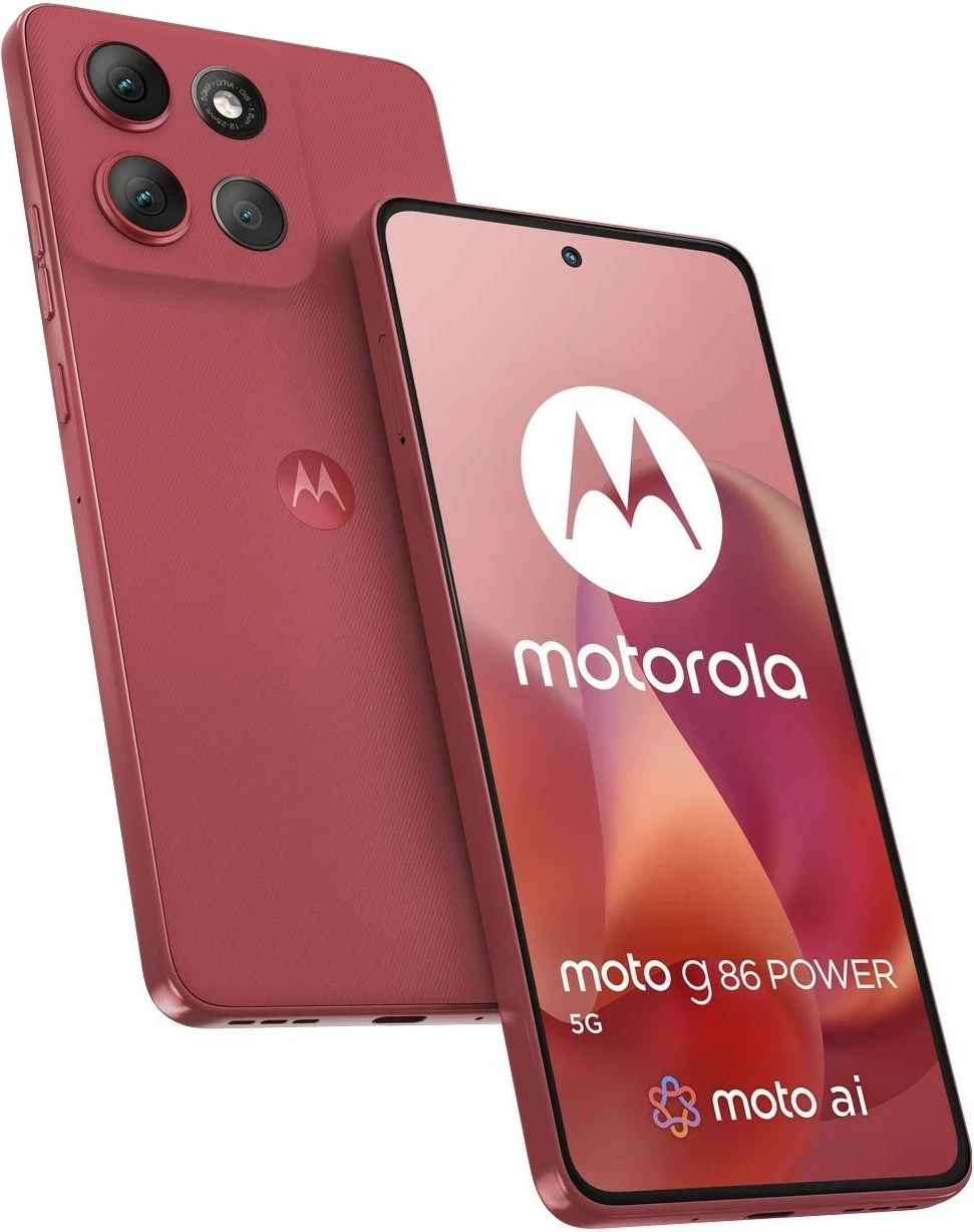 Pametni telefon Motorola Moto G86 5G, 12/256GB, Chrysanthemum (roza)