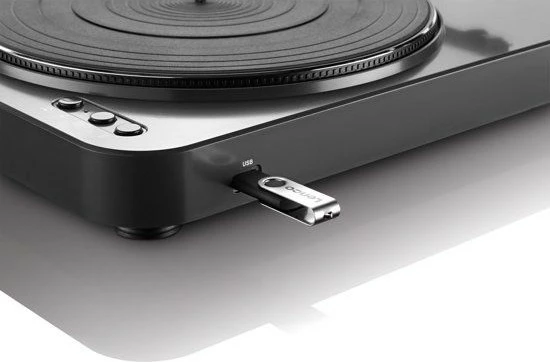 Gramofon Lenco LBT-120, Bluetooth, USB, črn Gramofon Lenco LBT-120, Bluetooth, USB, črn