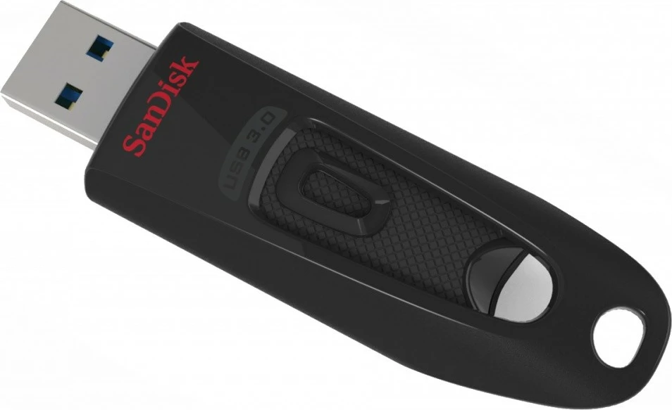 USB ključek 128GB, USB 3.0, črn SanDisk Ultra