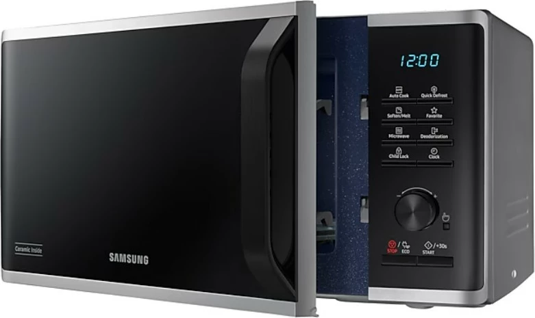 Mikrovalovna pečica, Samsung MS23K3515AS/E2, 23 L, črno/srebrna Mikrovalovna pečica, Samsung MS23K3515AS/E2, 23 L, črno/srebrna