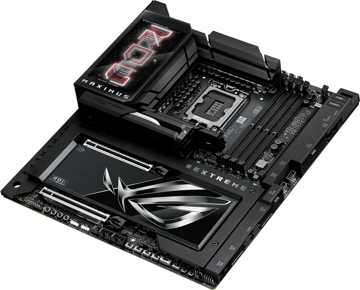 Matična plošča ASUS ROG MAXIMUS Z890 EXTREME, vtičnica LGA 1851, črna Matična plošča ASUS ROG MAXIMUS Z890 EXTREME, vtičnica LGA 1851, črna