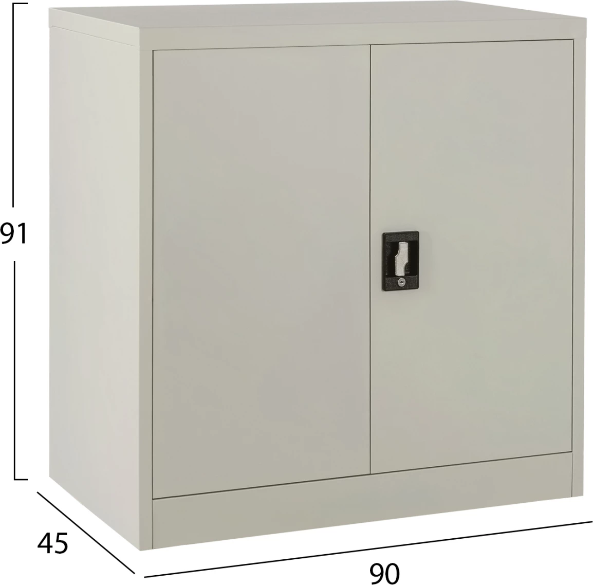 Kovinska omara 90Χ45Χ91 z 2 policama 2Vrata FH5115