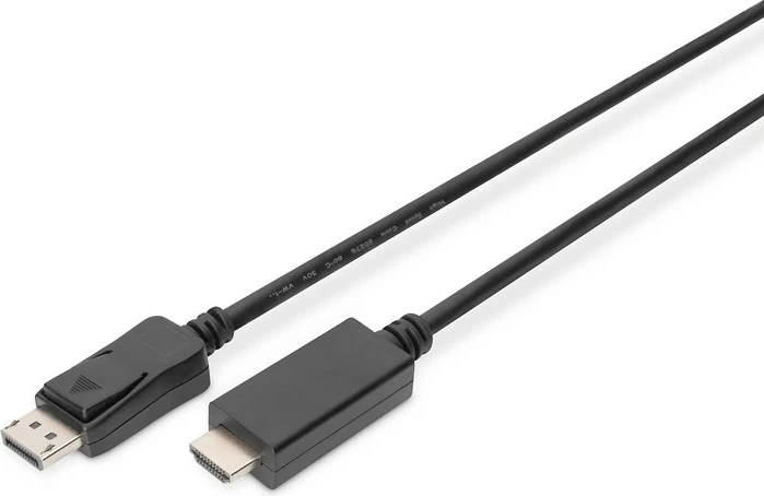 Kabel DisplayPort v HDMI, Digitus AK-340303-020-S, 2 m, črn