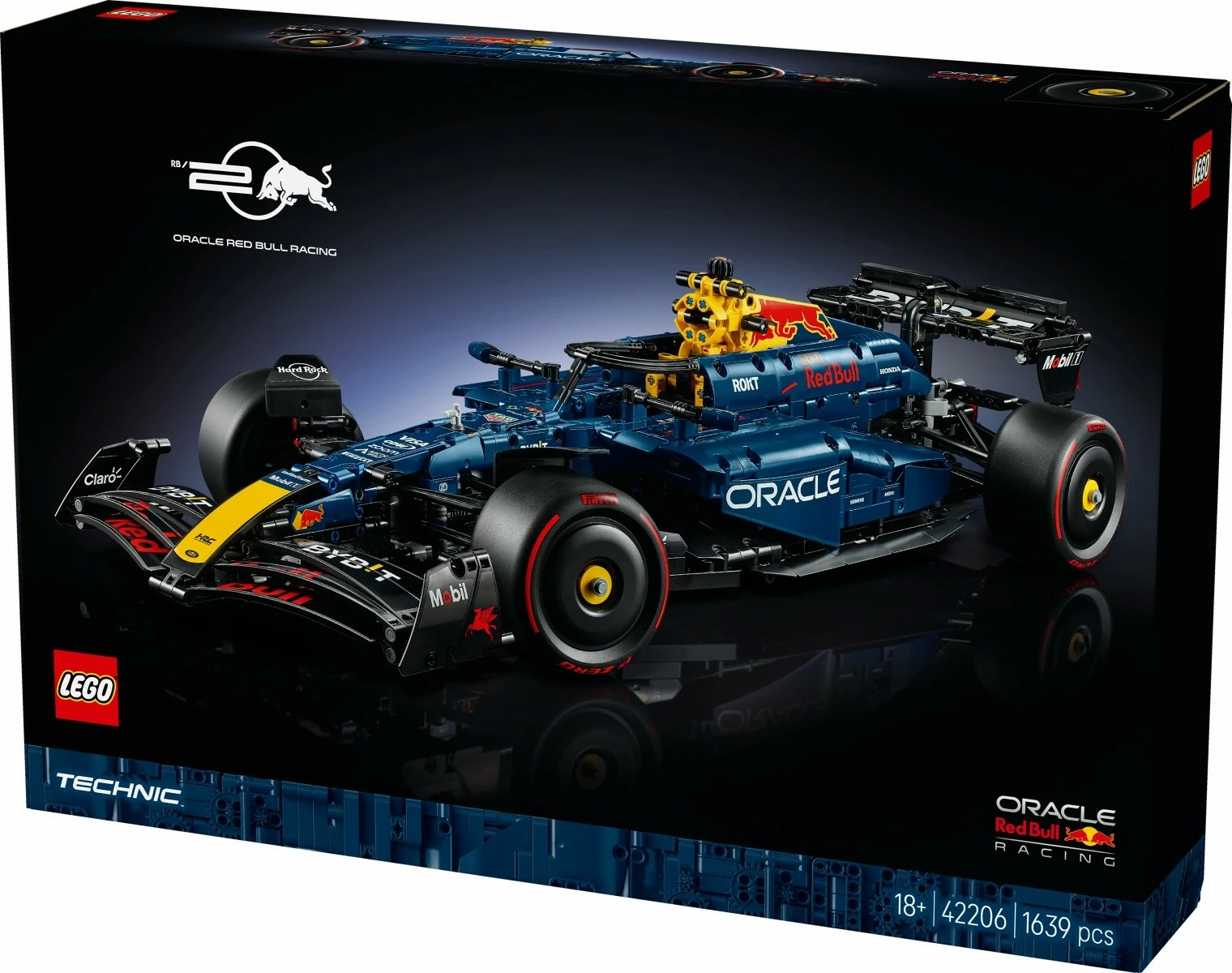 Model F1 Oracle Red Bull Racing RB20, 1639 kosov, moder