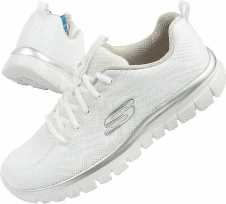 Superge, ženske Skechers, bele