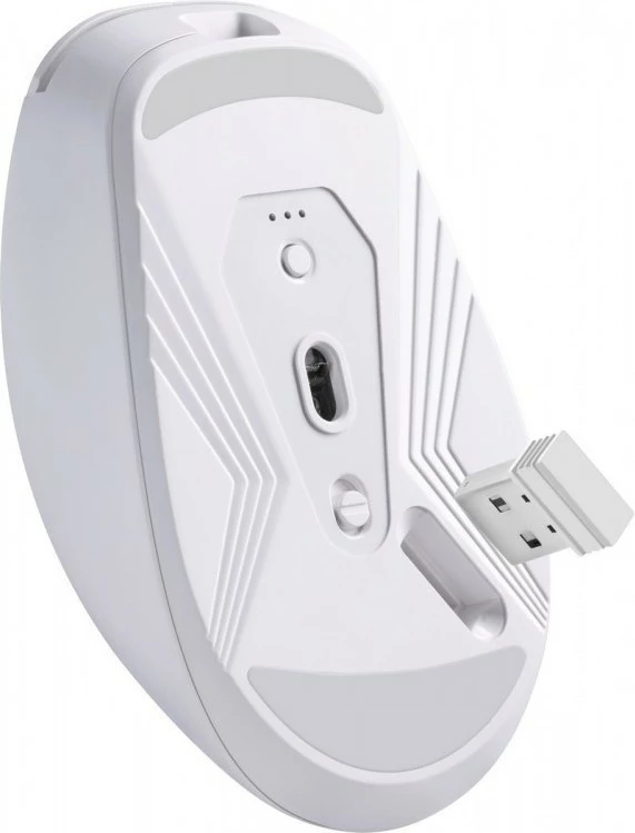 Brezžična miška Defender Nitta MM-307, Bluetooth/USB, 1600 DPI, bela