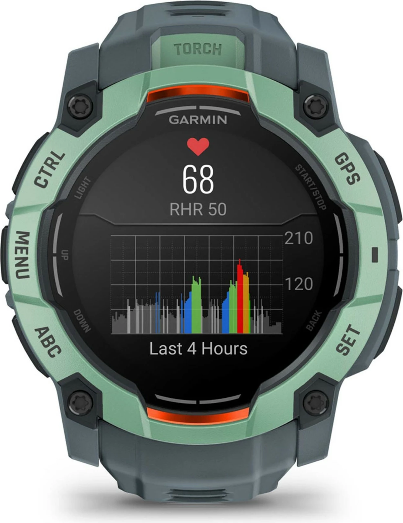 Pametna ura Garmin Instinct 3 AMOLED, 4 GB, GPS, siva