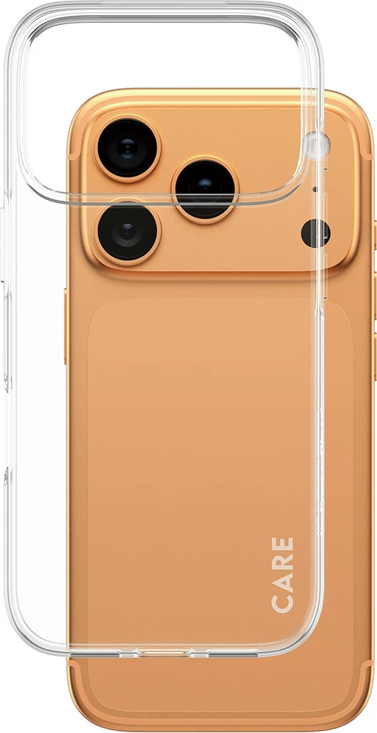 Prozoren ovitek za telefon za iPhone 17 Pro, PanzerGlass CARE fashionable X-Ray Soft Basic