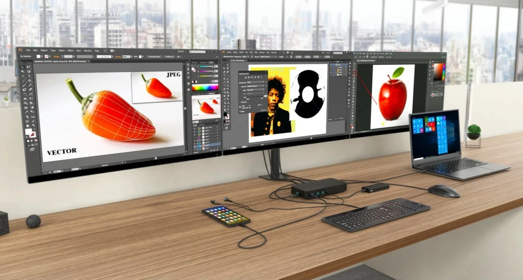 Docking postaja I-Tec USB 3.0/USB-C/Thunderbolt, 3× 4K, Power Delivery 100W, črna