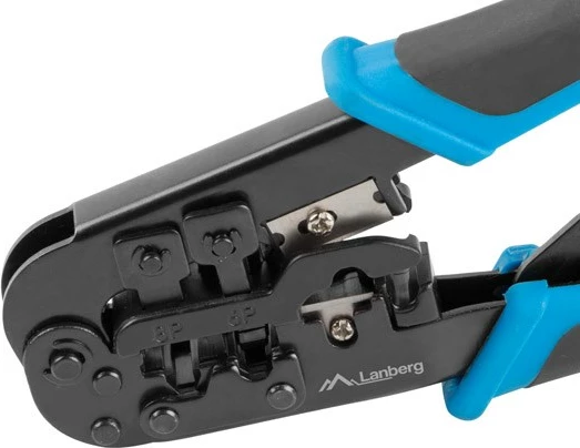Orodje za stiskanje kablov Lanberg NT-0201, črno/modro