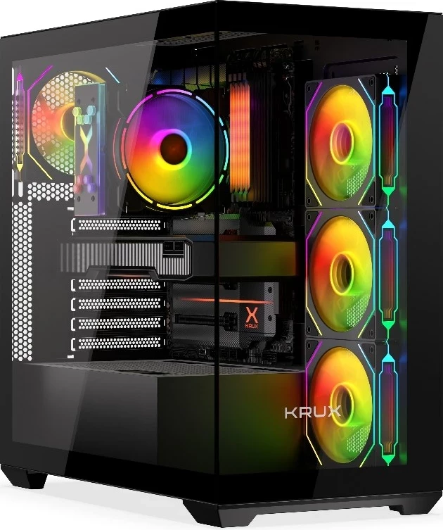 Računalniško ohišje KRUX EXO KRXD004, črno