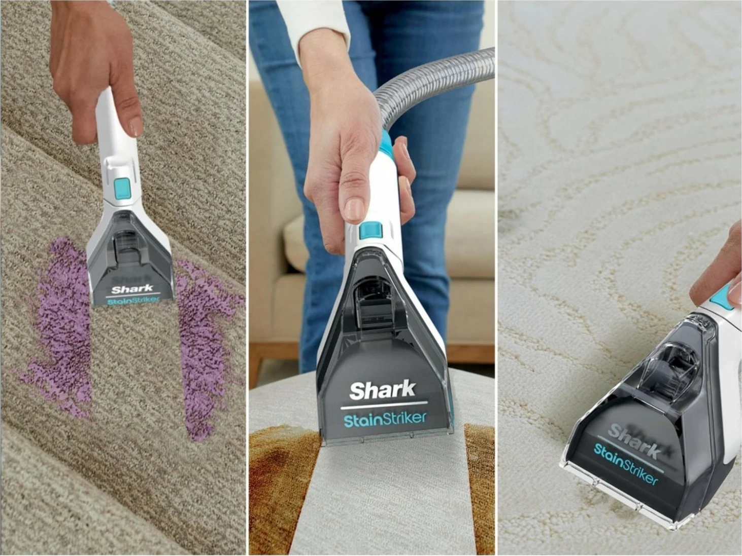 Pometno-vlažilni čistilec, Shark PX200EUT, bel