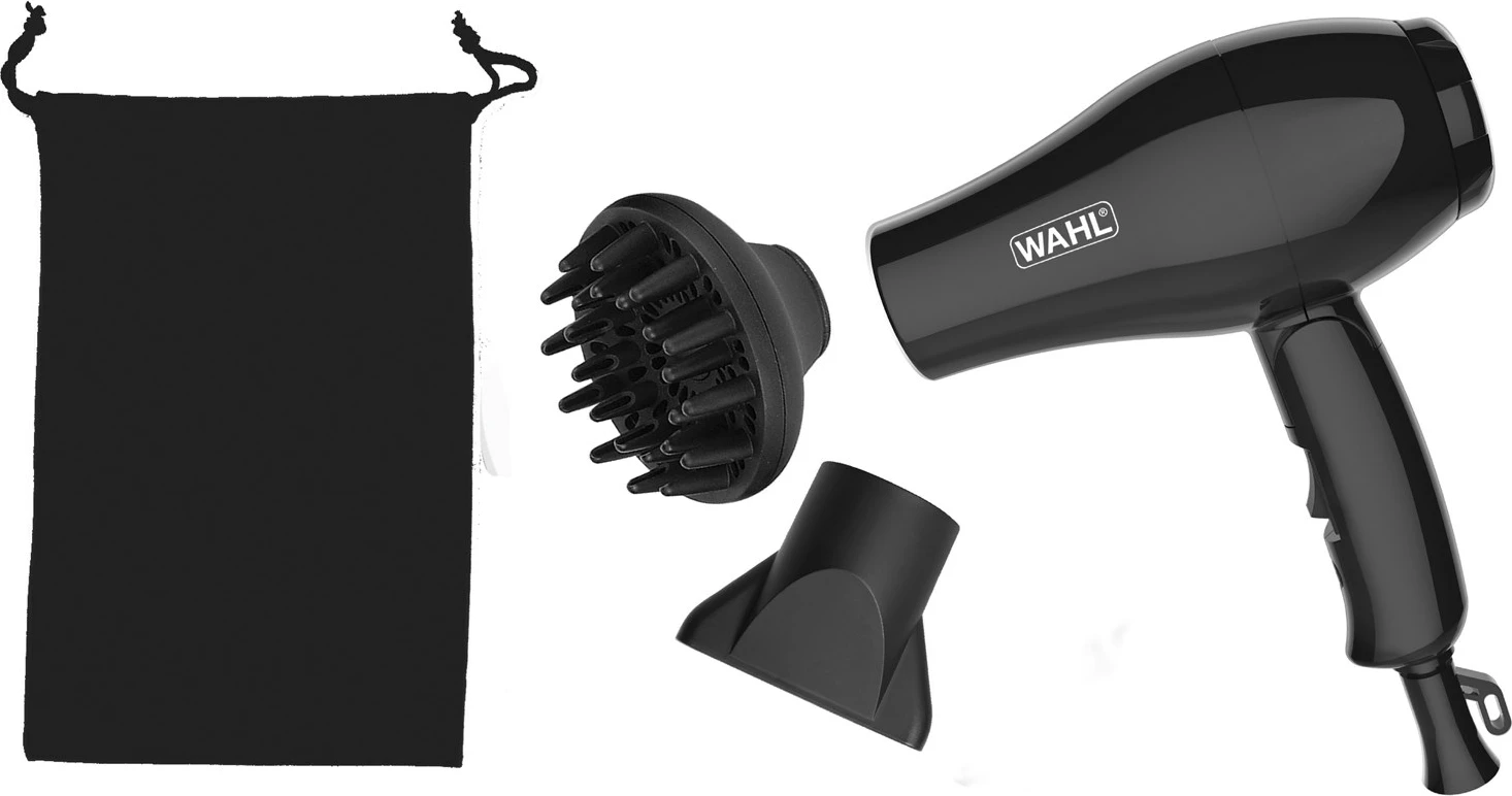 Sušilnik za lase Wahl 3402-0470, 1000 W, črn