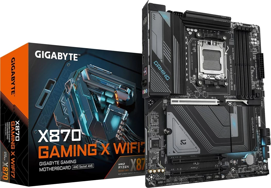 Matična plošča Gigabyte X870 GAMING X WIFI7, Socket AM5, črna
