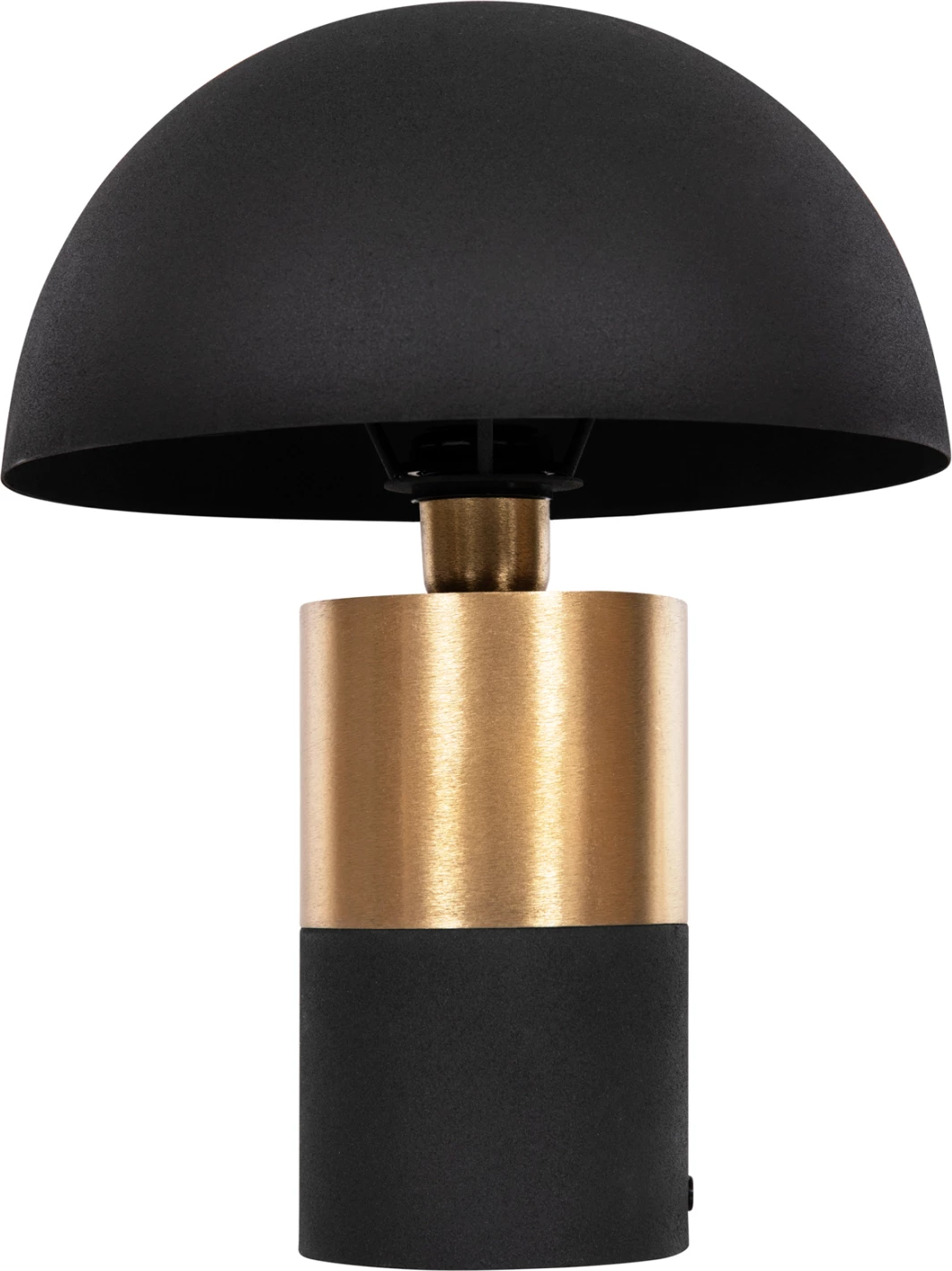 Namizna svetilka PUNE FH4253.04 kovinska v črno-zlati barvi Φ31x41.5Hcm