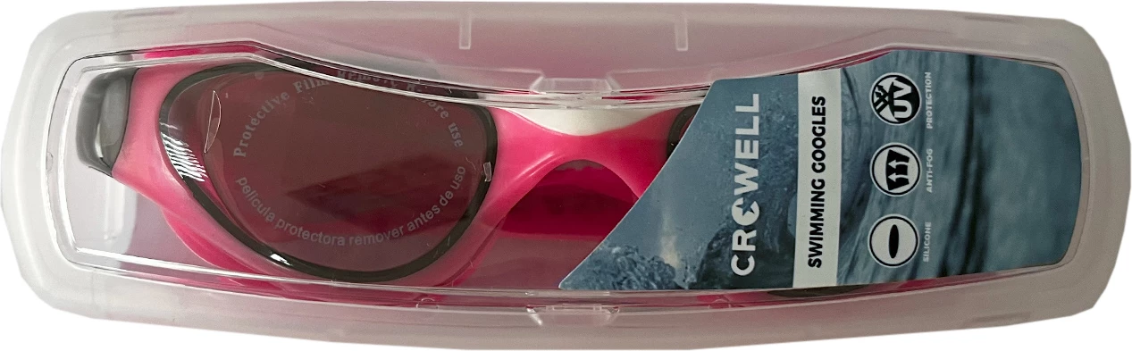 Plavalna očala za otroke Crowell GS23 Splash, roza-črna Plavalna očala za otroke Crowell GS23 Splash, roza-črna