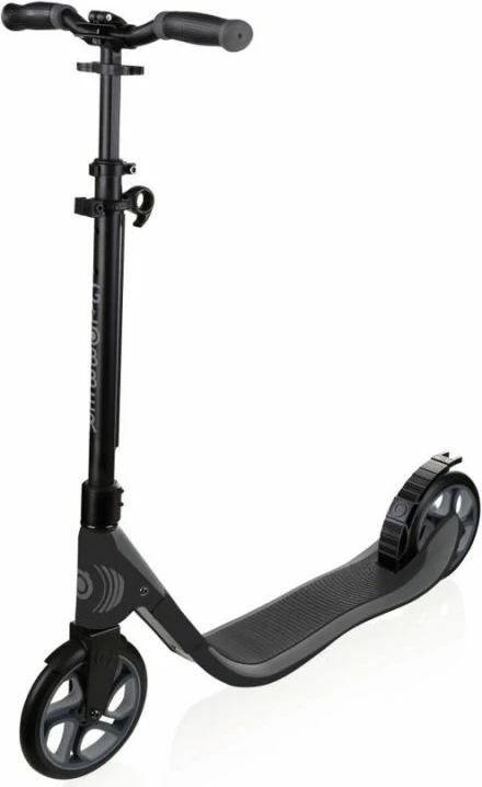 Udoben mestni skiro za moške, ženske in otroke, črn Globber