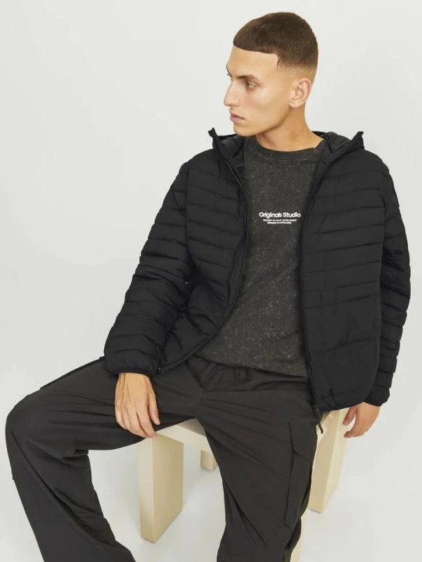 Jakna za moške Jack & Jones, črna