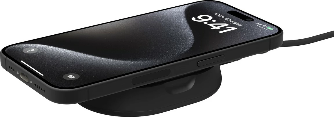 Brezžični polnilec Belkin BoostCharge Pro, 1,5 m, črn