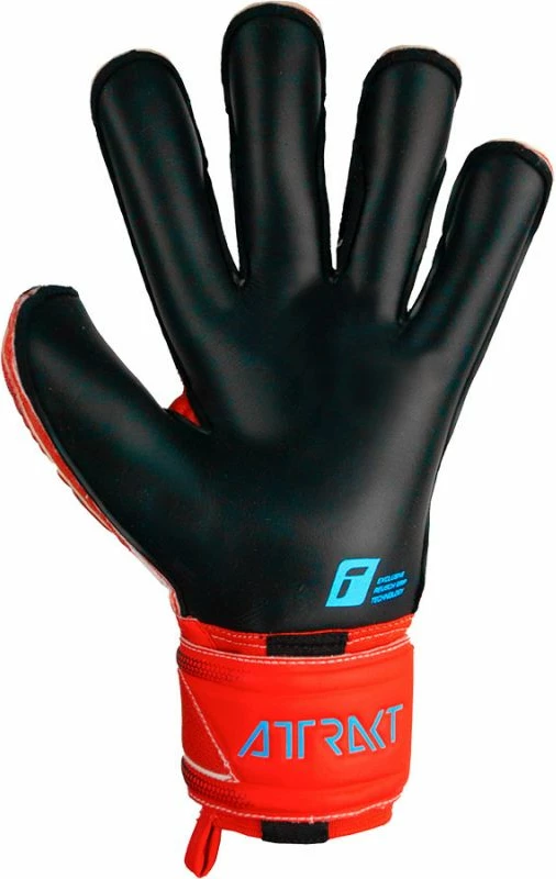 Rokavice za vratarje Reusch Attrakt Gold X Evolution Cut Finger Support, rdeče, moške