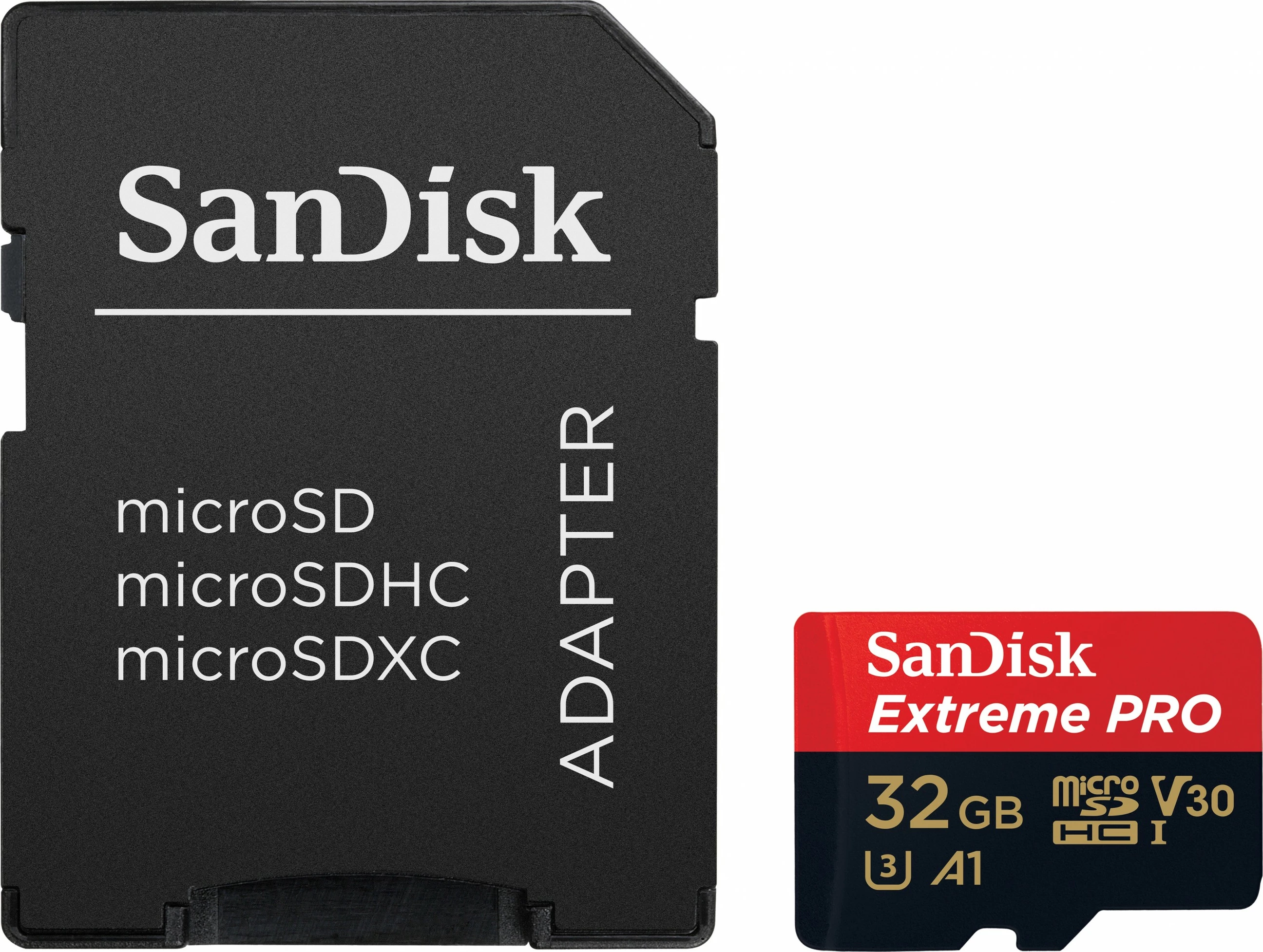 Pomnilniška kartica SanDisk Extreme Pro, 32 GB, MicroSDHC, Class 10, UHS-I, črno-rdeča Pomnilniška kartica SanDisk Extreme Pro, 32 GB, MicroSDHC, Class 10, UHS-I, črno-rdeča
